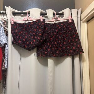 VTG Betsey Johnson Floral Skirt Set